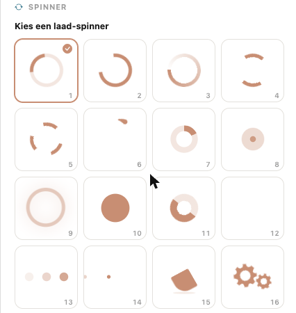 The 16 loading spinner options